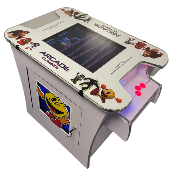 NEW ARCADE COCKTAIL MACHINE 516 IN 1 GAMES WHITE EDITION