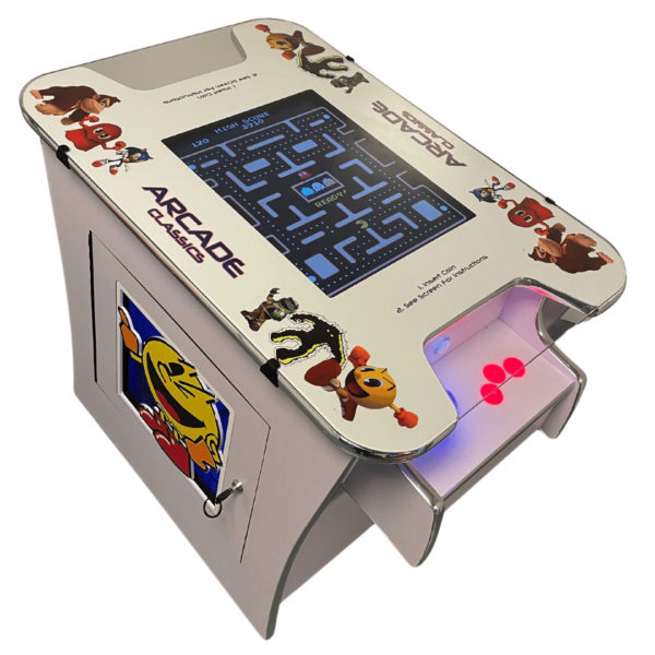 NEW ARCADE COCKTAIL MACHINE 516 IN 1 GAMES WHITE EDITION - Image 2