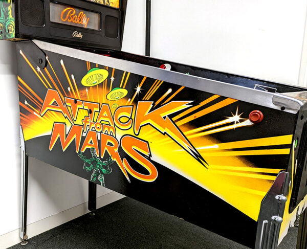 bally attack from mars pinball machine