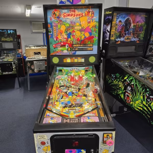 data east simpsons pinball machine for sale