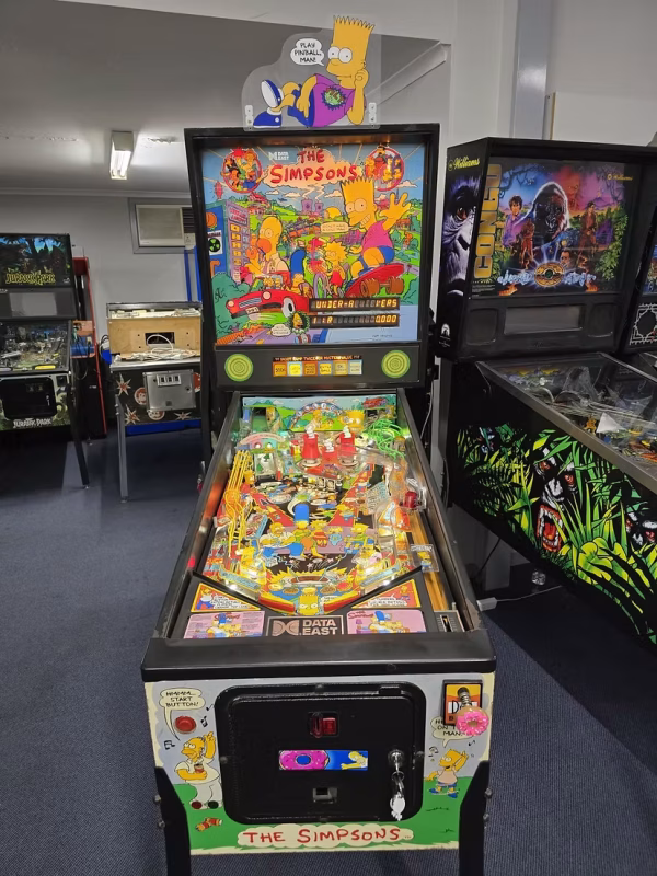 data east simpsons pinball machine for sale