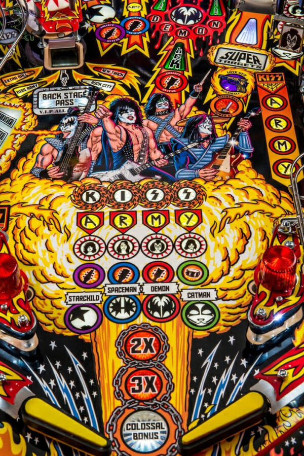 Buy Kiss Premium Pinball Machine - Pinball Aussie