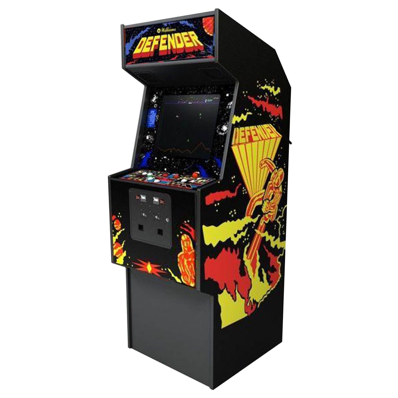 1981 Defender Arcade Machine by Williams - Pinball Aussie